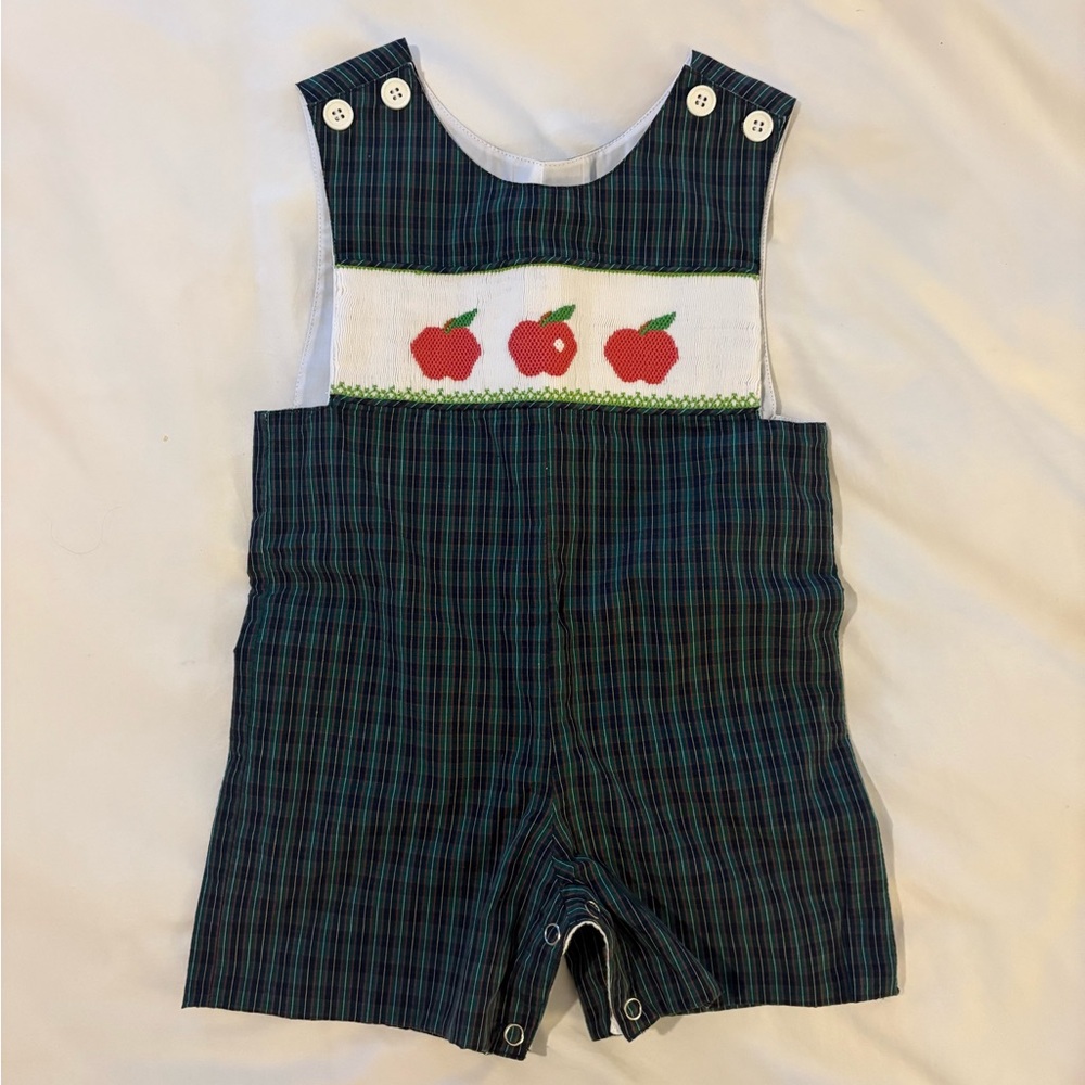 Smocked Jon Jon Romper (18 months)